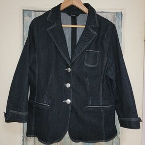 3 for $100 Y2K Dark Denim Jacket